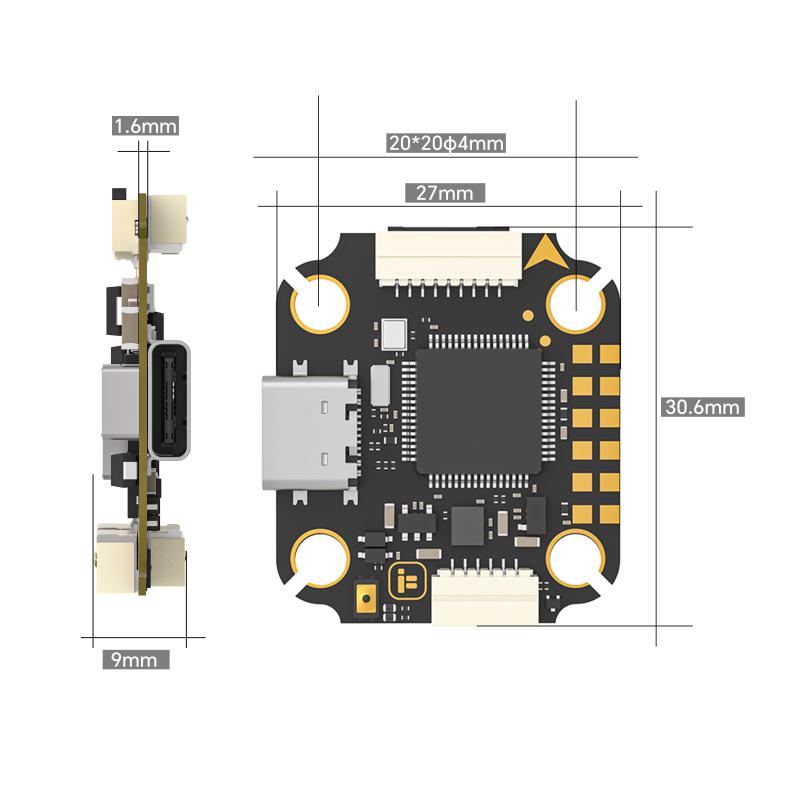 Mini pila Iflight Borg F7 con  - Fpv Flight Controller F7 Stack 60A reseña y precio