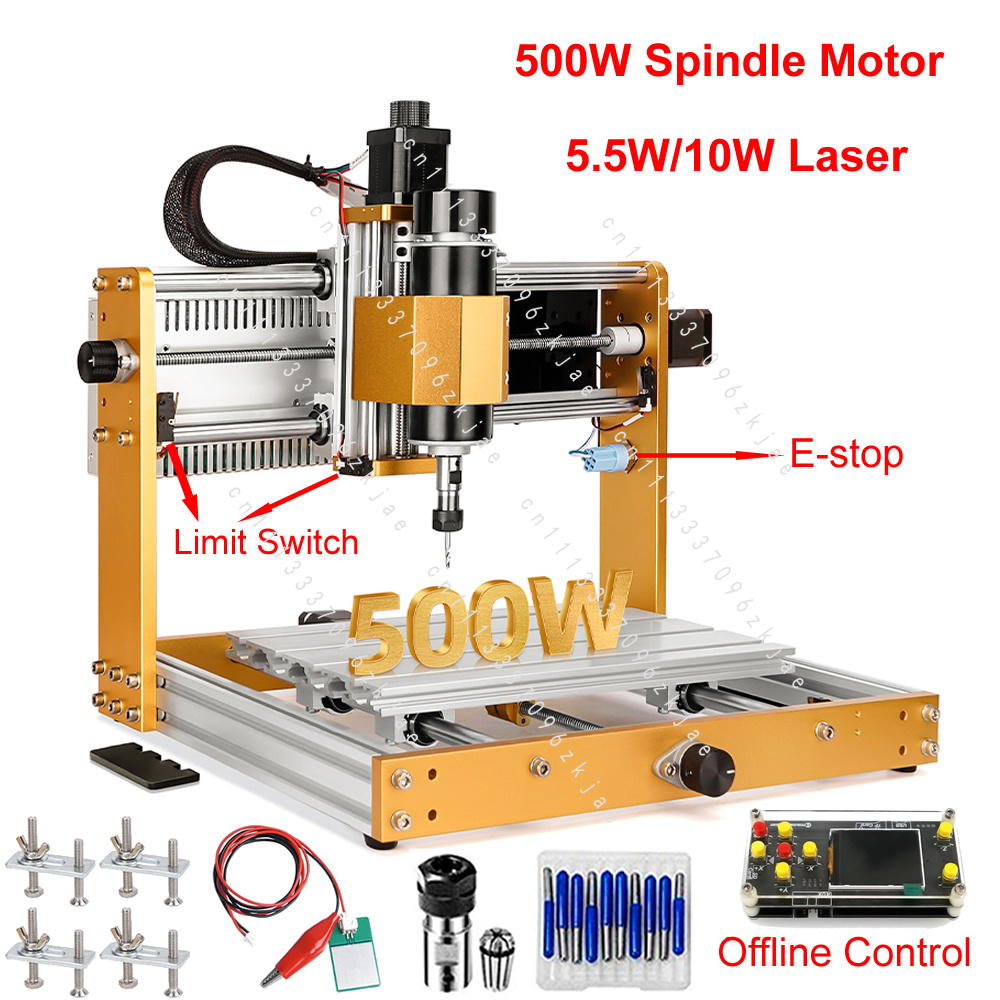 Mini Router CNC de Aluminio Of - Mini Laser Engraver Cnc Router reseña y precio